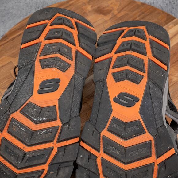 Skechers Men's Slip ins RF Tresmen Norvick Fisherman Sandals Gray Size: 12 - Picture 10 of 10